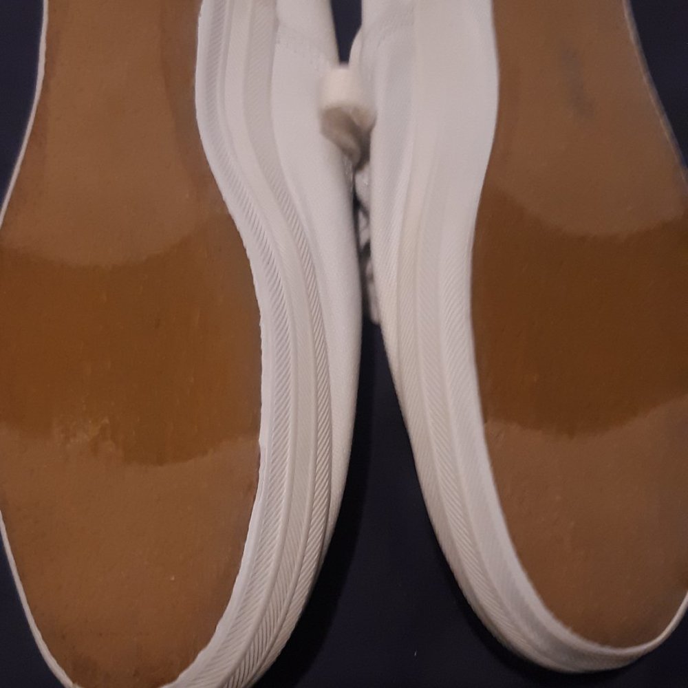 White Canvas Women's KEDS - Picture 3 of 3